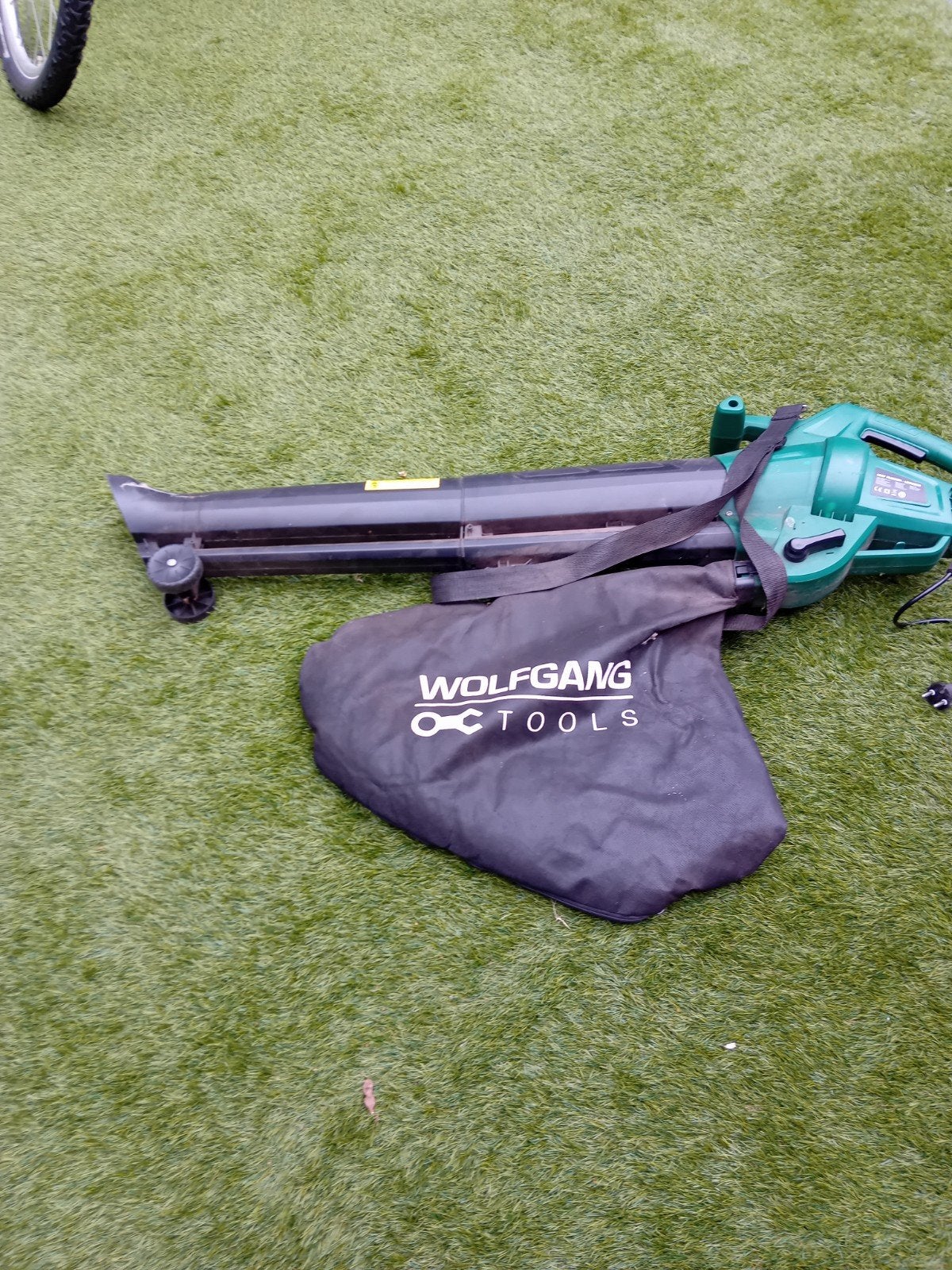 Wolfgang Tools Bladblazer - Goed Werkend, Tuin en Terras, Gebruikt, Met opvangzak, Handgedragen, Ophalen of Verzenden