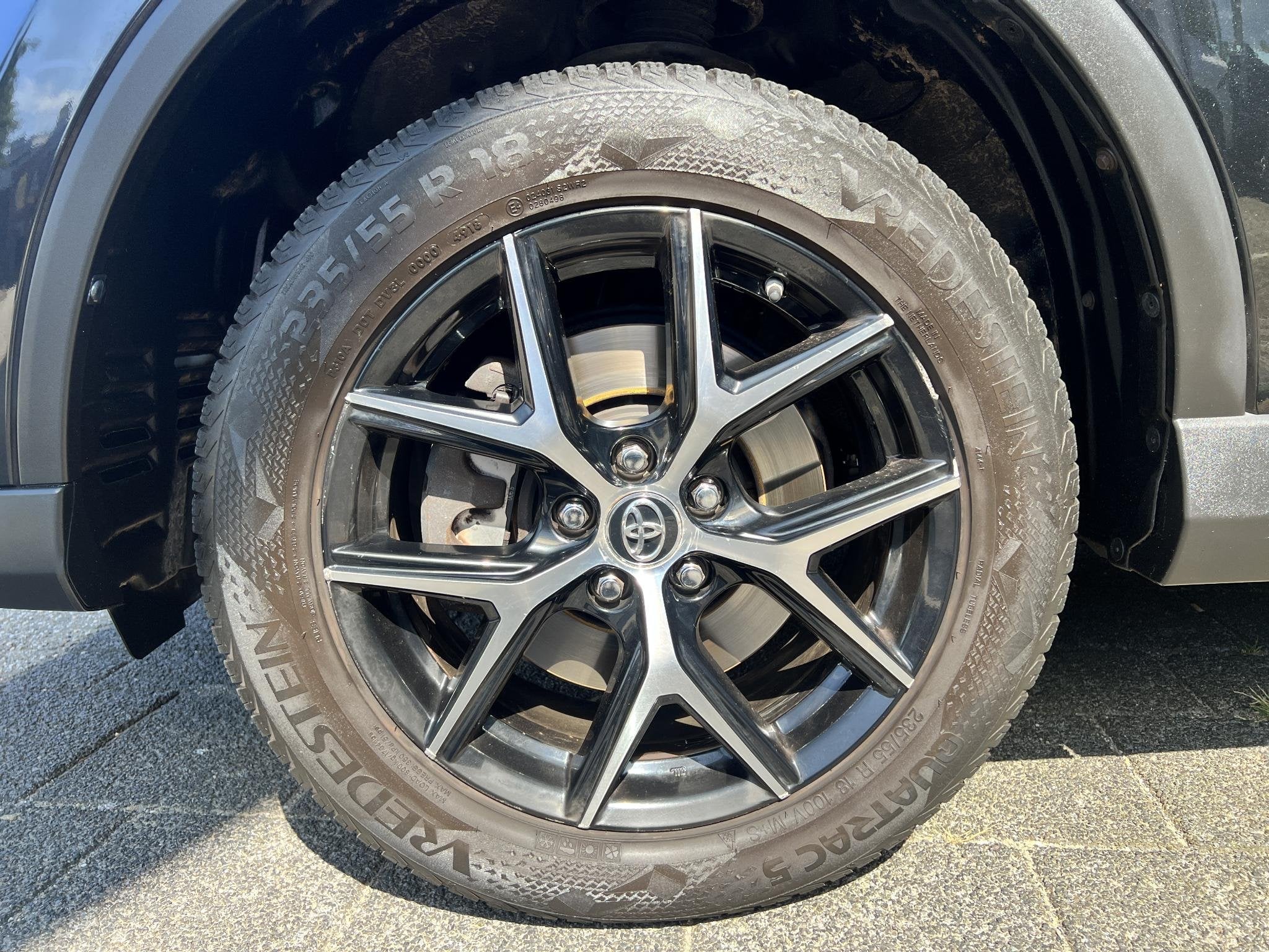 Toyota RAV4 2.5 Hybrid Style Automaat, Trekhaak, All Weather, Auto's, Toyota, Gebruikt, Euro 6, Zwart, Origineel Nederlands