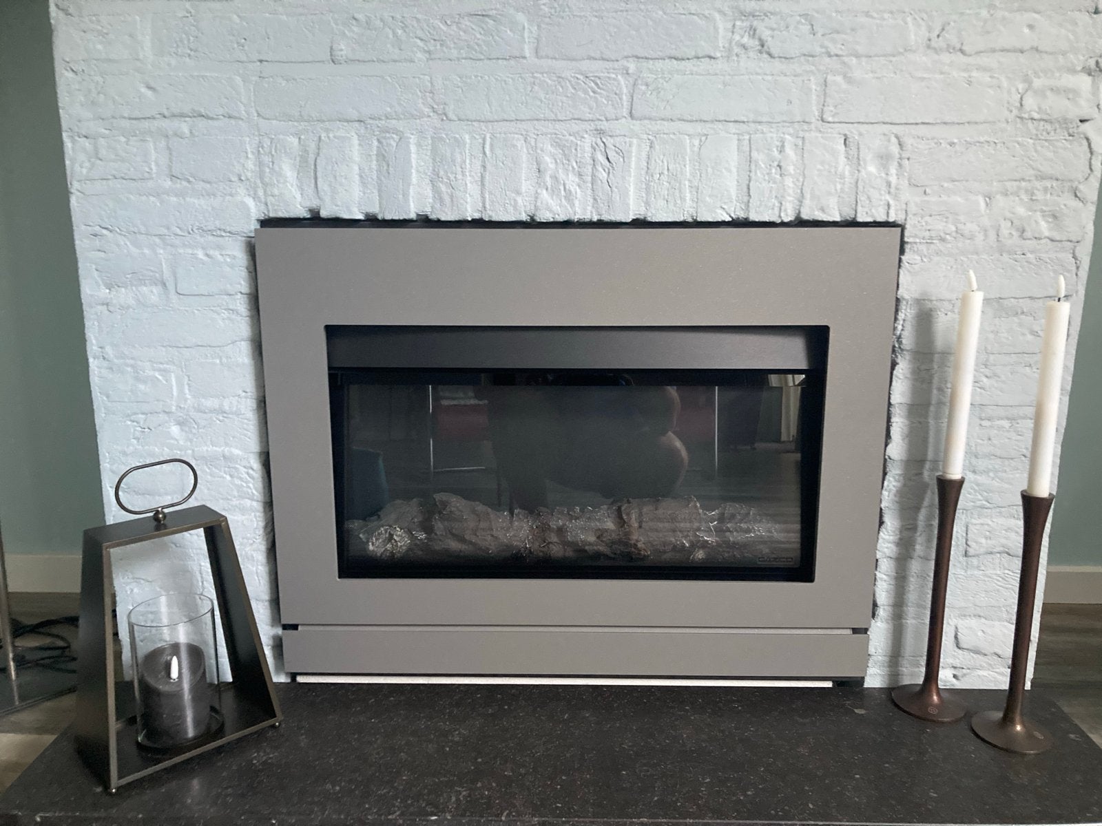 Elektrische haard Gazco Riva2 670 - Inbouw, Ophalen of Verzenden, Zo goed als nieuw, Inbouwhaard, Elektrische haard