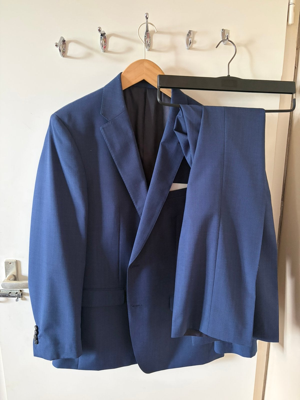 WE pak maat 54, Ophalen of Verzenden, Zo goed als nieuw, Maat 52/54 (L), Blauw
