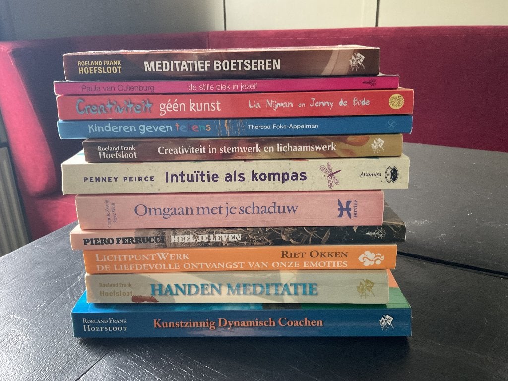 Deze boeken zijn voor opleiding creatief coachen., Ophalen, Alpha, Zo goed als nieuw, HBO