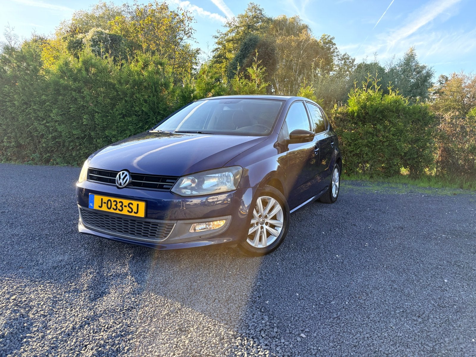 Volkswagen Polo 1.2 51KW 2011 Blauw, Auto's, Voorwielaandrijving, 967 kg, 40 €/maand, Blauw