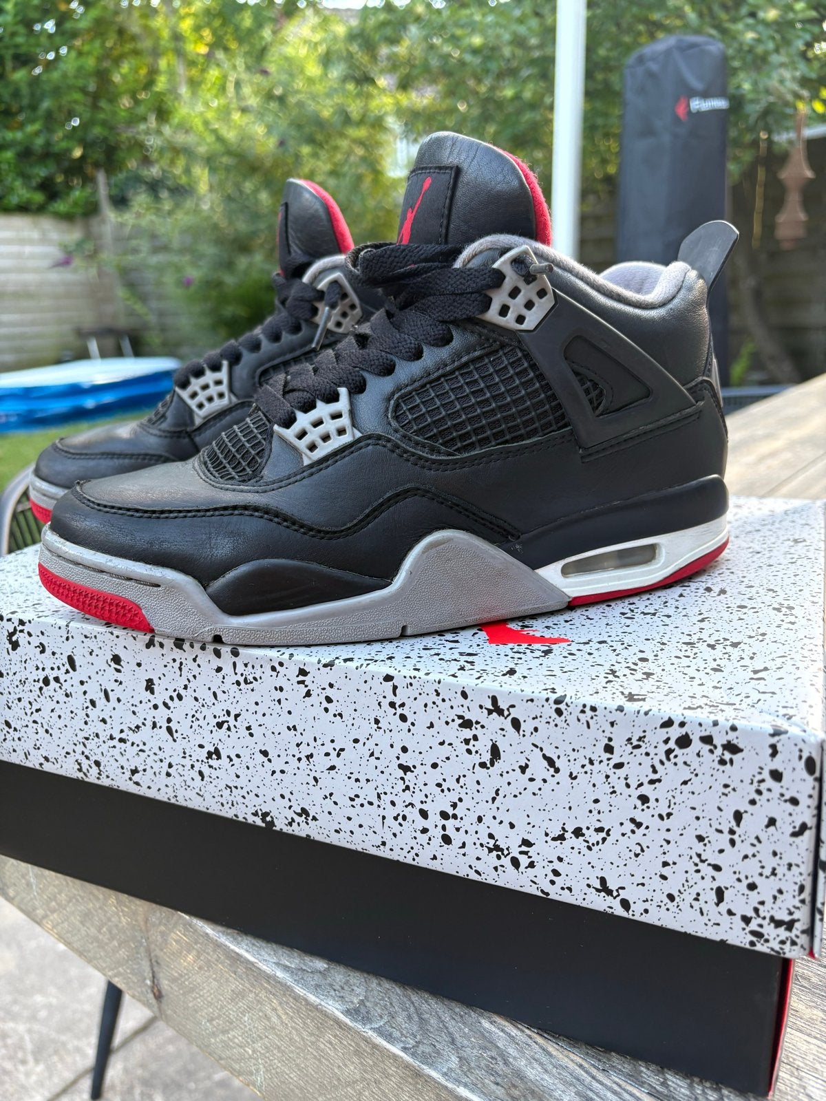 Nike Air Jordan 4 Bred Reimagined - Maat 40, Gebruikt, Ophalen of Verzenden, Jongen of Meisje, Sportschoenen