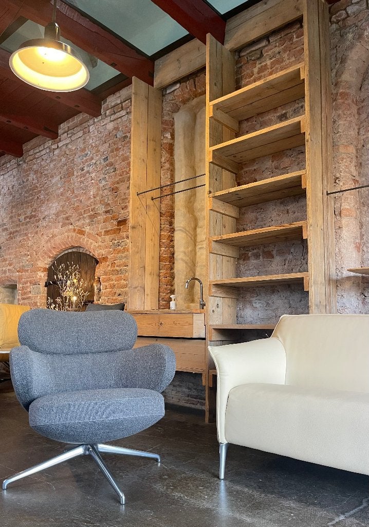 SALE Pode (by Leolux) draaifauteuil Bibo NIEUW, Ophalen, Nieuw, 75 tot 100 cm, Stof
