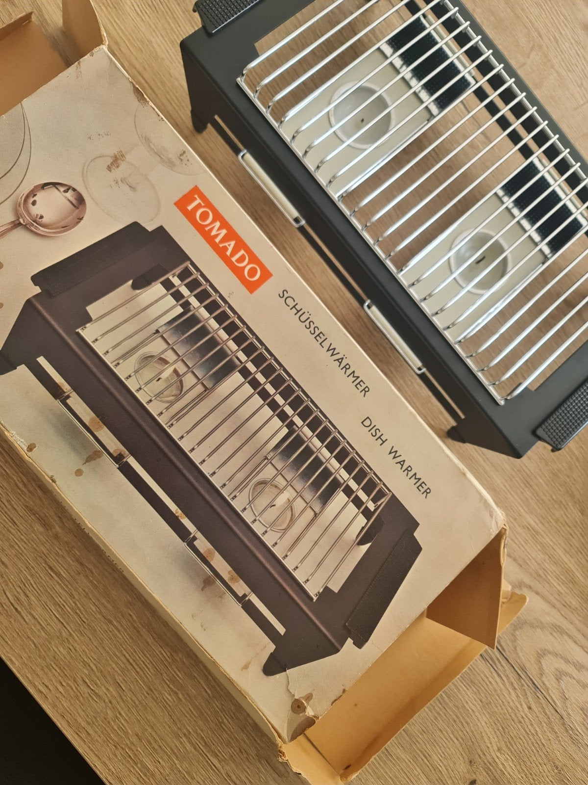 Tomado Schotelwarmer / Rechaud - Vintage, Ophalen of Verzenden, Zo goed als nieuw