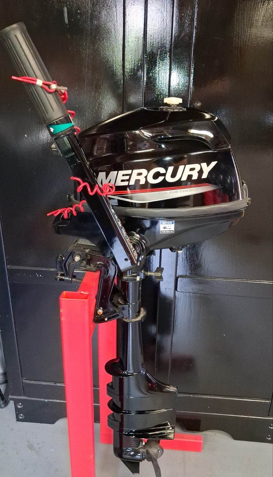 Mercury 3.5 pk , 4-takt , langstaart, Ophalen, Gebruikt, Benzine, 5 tot 10 pk