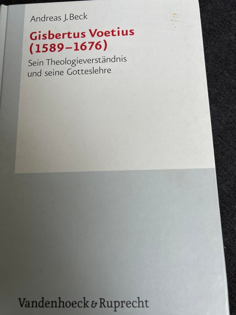 Gisbertus Voetius: Theologie en Goddelijke Leer, Boeken, Ophalen of Verzenden, Zo goed als nieuw, Christendom | Protestants