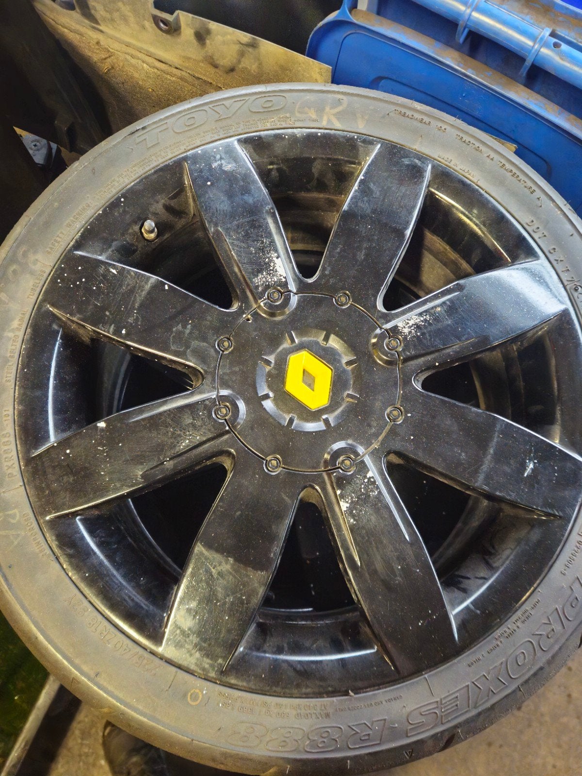 Renault megane 2 rs set 18inch 5x108, Ophalen, Renault