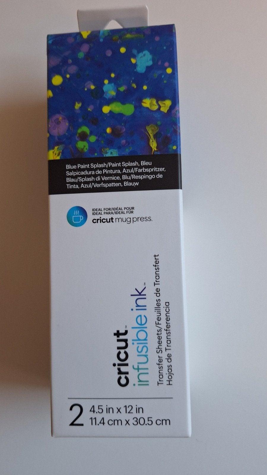 Cricut Infusible Ink Transfer Sheets - Blue Paint Splash, Ophalen, Nieuw, Blauw, Cricut