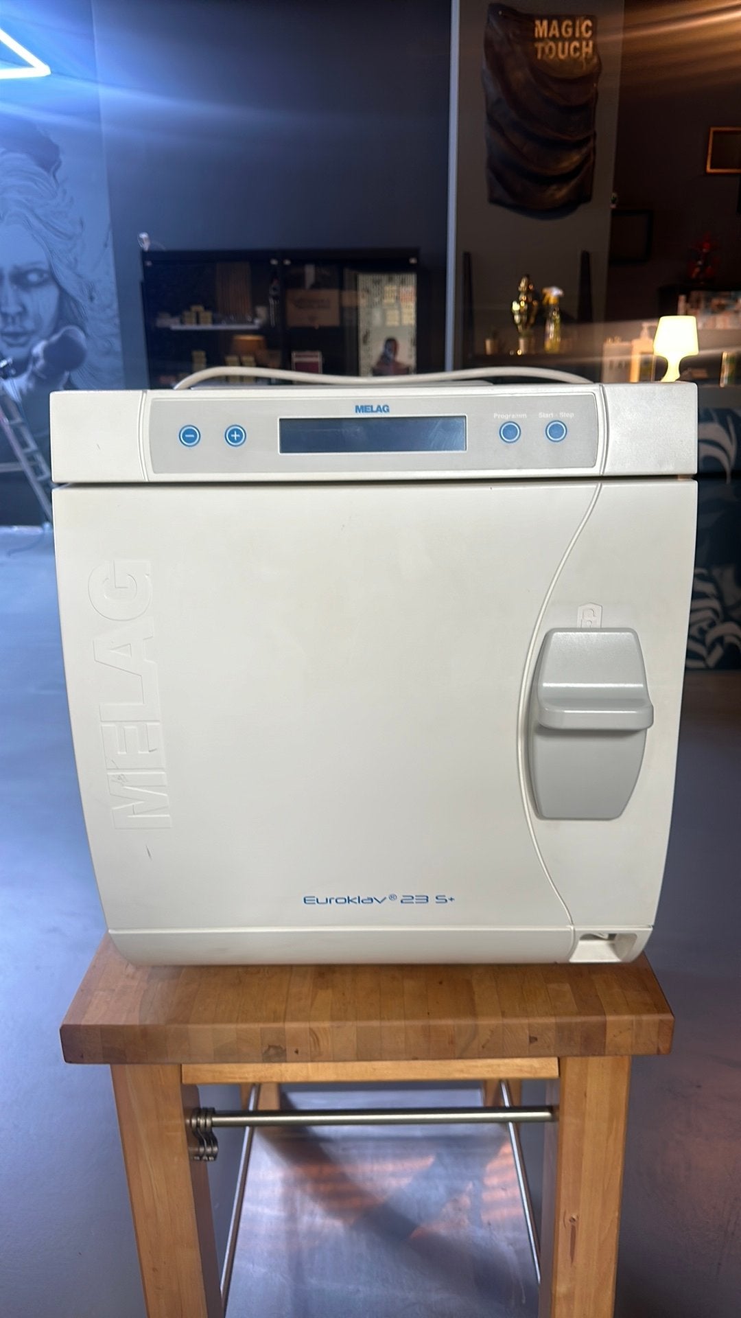 Autoclaaf sterilisatie machine, Ophalen, Zo goed als nieuw, Zilver