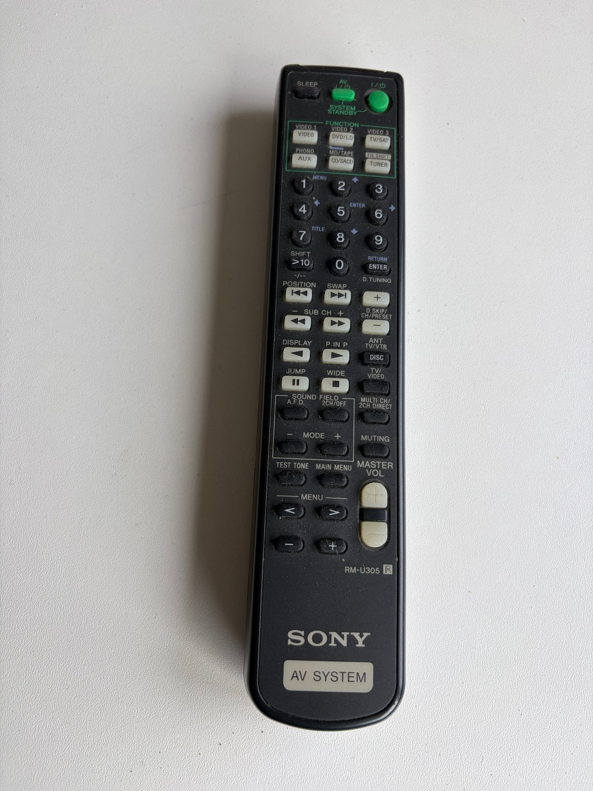 Sony STR-DE475 AV Receiver met afstandsbediening, Ophalen, Gebruikt, 60 tot 120 watt, Sony