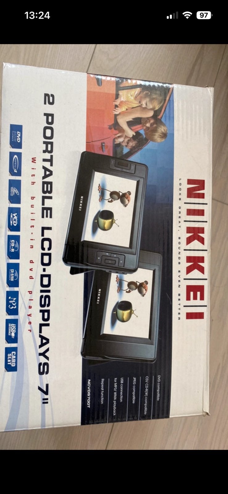 2 Portable LCD-displays, Ophalen of Verzenden, Zo goed als nieuw
