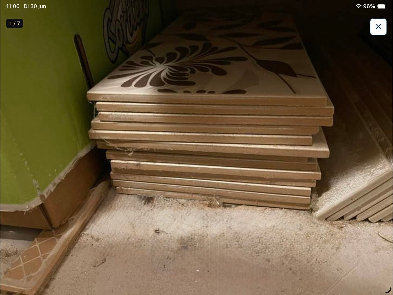 Vertigo Fascia Fast Lace Decortegels 13 stuks of per stuk, Zo goed als nieuw, Minder dan 5 m², Wandtegels, Keramiek