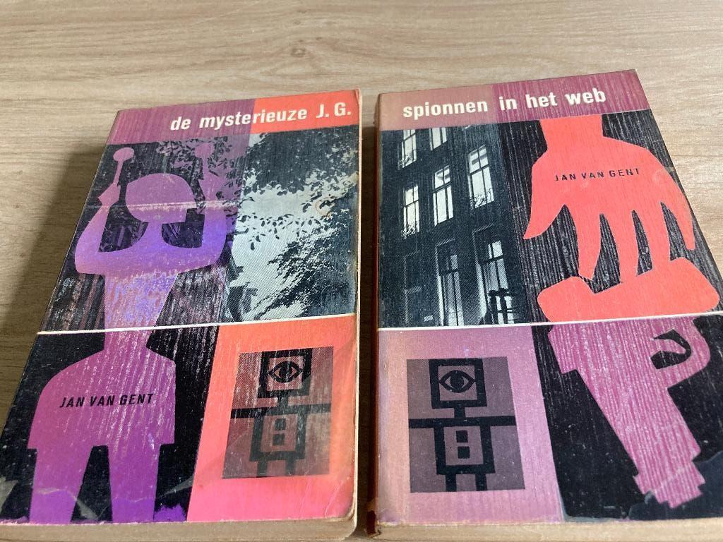 2 detectieve boeken Jan van Gent, Ophalen of Verzenden, Zo goed als nieuw