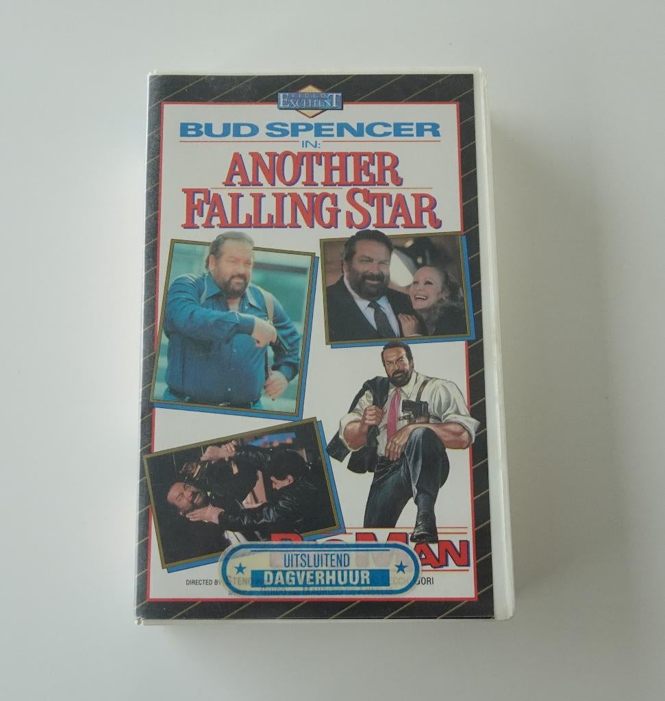 Bud Spencer in Another Falling Star - Ex-Rental VHS 1989, Alle leeftijden, Ophalen, Zo goed als nieuw, Overige genres