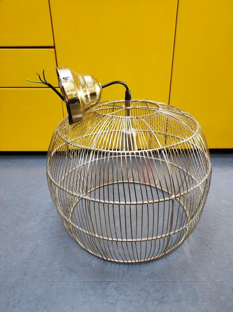 Light & Living gouden hanglamp, Ophalen of Verzenden, Zo goed als nieuw, Minder dan 50 cm