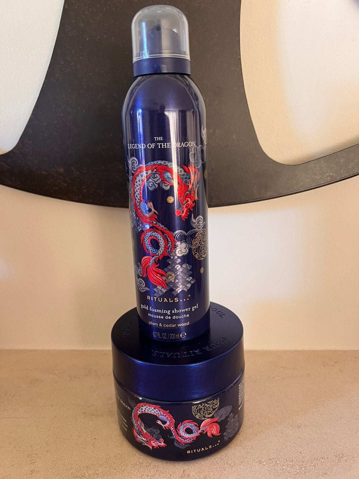 Rituals Legend of the Dragon foam & body cream 💜❤️🐍 Nieuw!, Ophalen of Verzenden, Nieuw, Bad & Douche