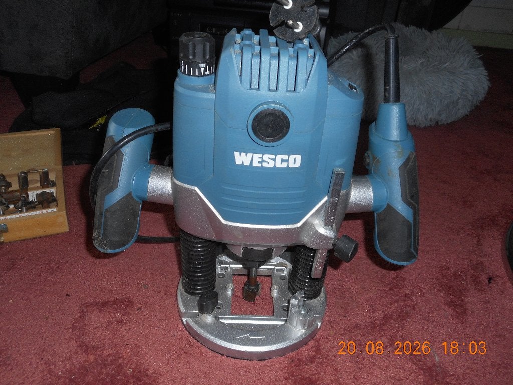Wesco boven frees, Doe-het-zelf en Verbouw, Nieuw, Bovenfrees, Elektrisch, Ophalen
