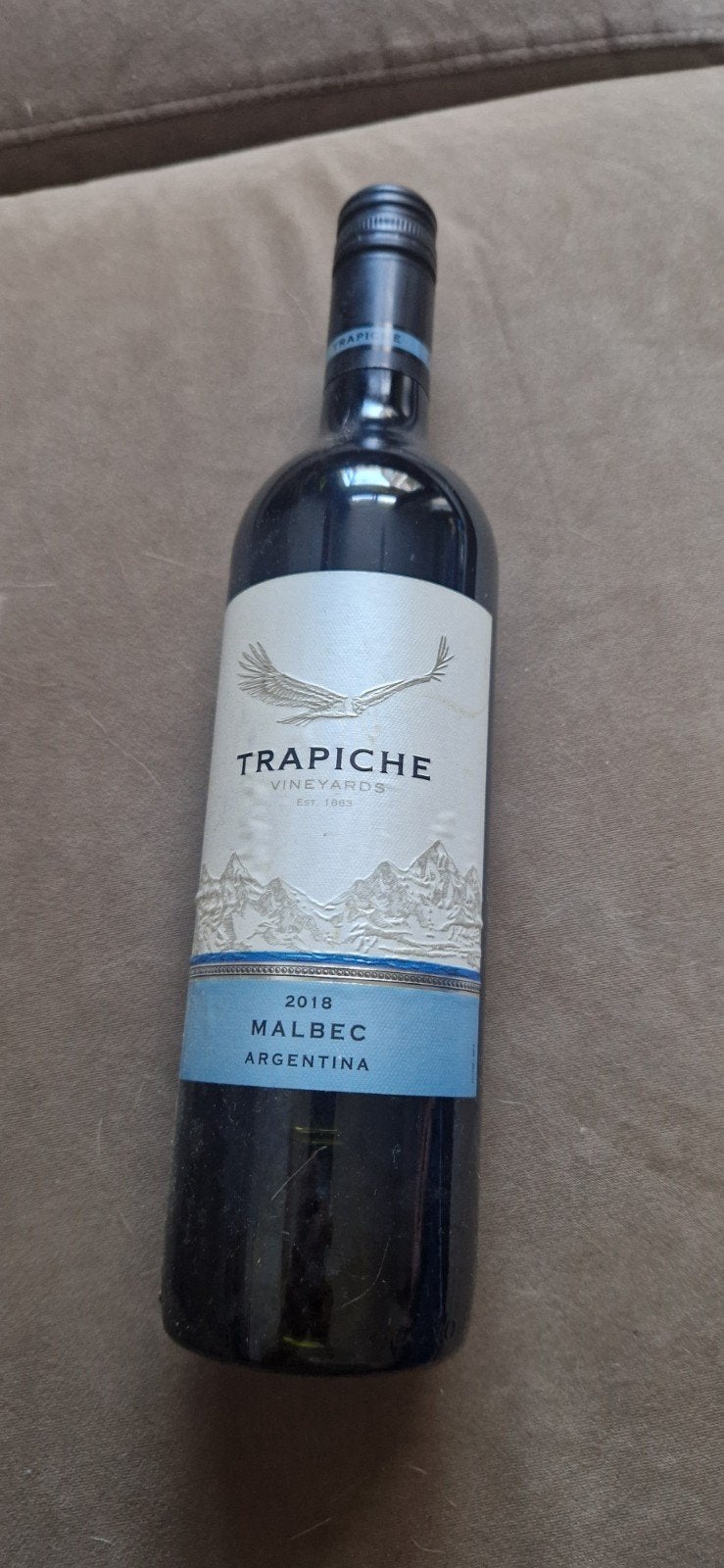 Trapiche Malbec Rode Wijn 2018 - Mendoza, Argentinië, Ophalen of Verzenden