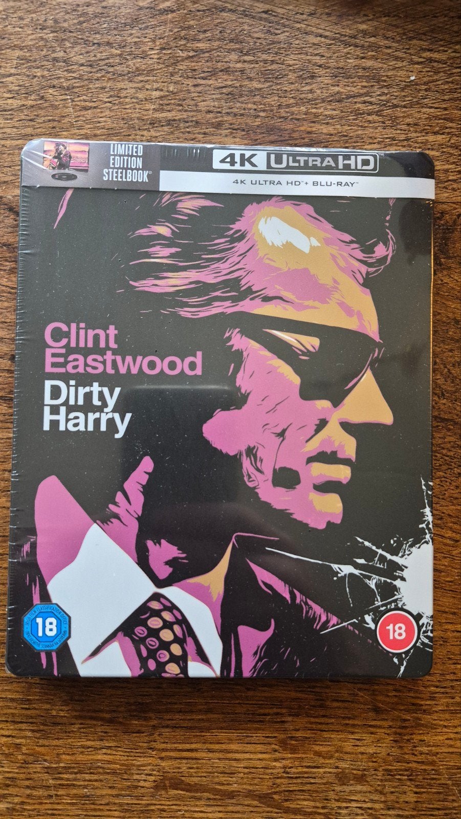 Dirty Harry 4K Ultra HD Blu-ray Steelbook (Nieuw), Cd's en Dvd's, Blu-ray, Ophalen of Verzenden, Nieuw in verpakking, Thrillers en Misdaad