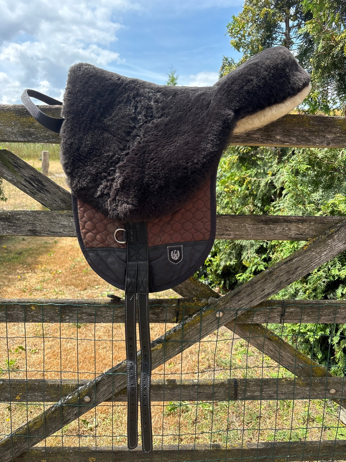 Werner Christ Bareback Pad Basic Plus incl singel, Dieren en Toebehoren, Paarden en Pony's | Dekens en Dekjes, Zo goed als nieuw