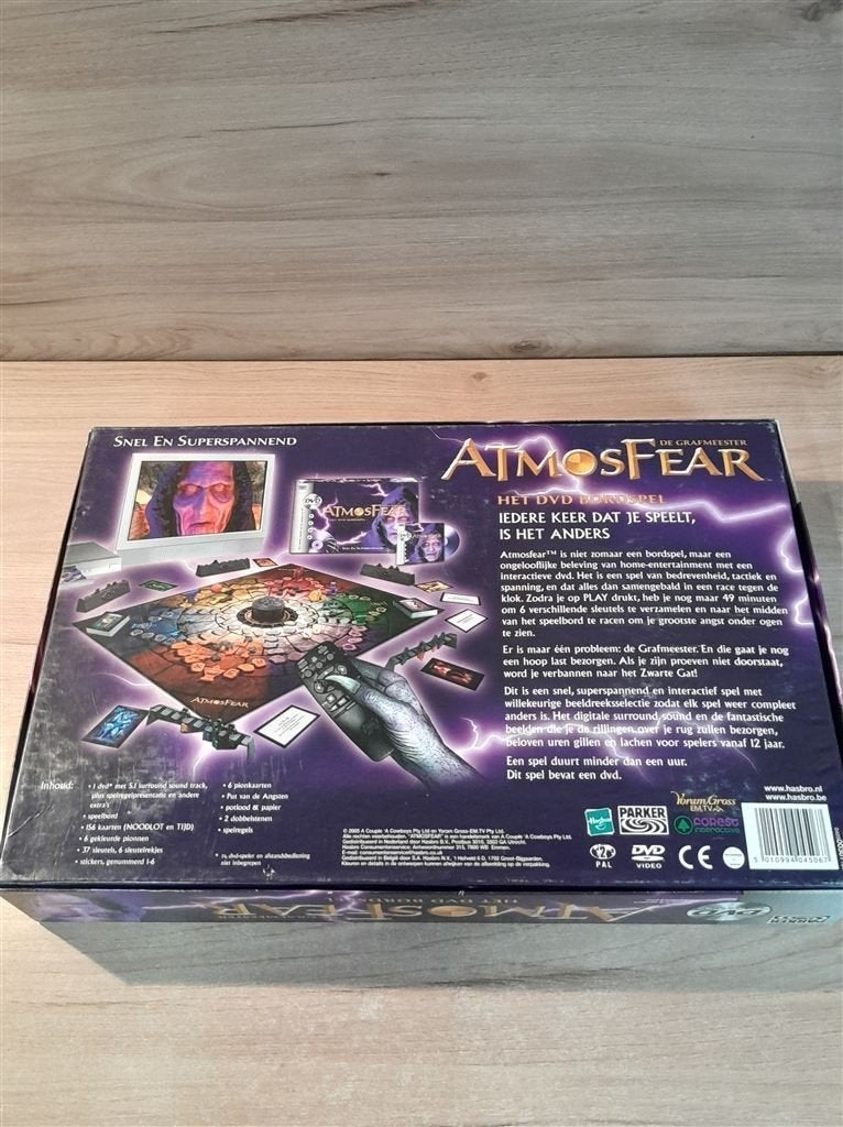 atmosfear dvd - s6270, Hobby en Vrije tijd, Gezelschapsspellen | Bordspellen, Verzenden, Zo goed als nieuw