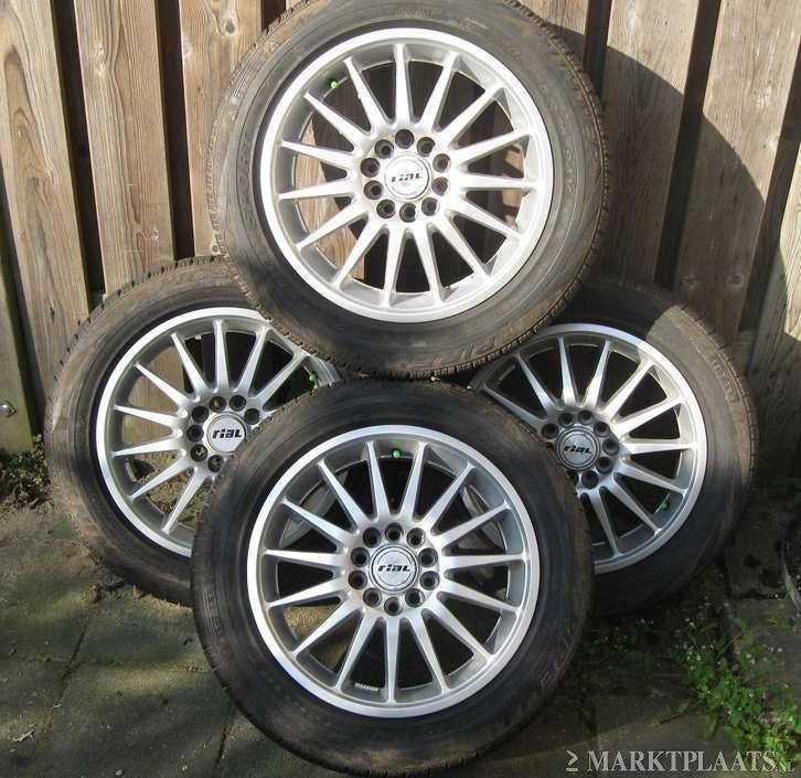 Alu set Ford Volvo Renault 7Jx16 L=114.3mm L=108mm 10 gaten, Ophalen of Verzenden, Gebruikt, Renault