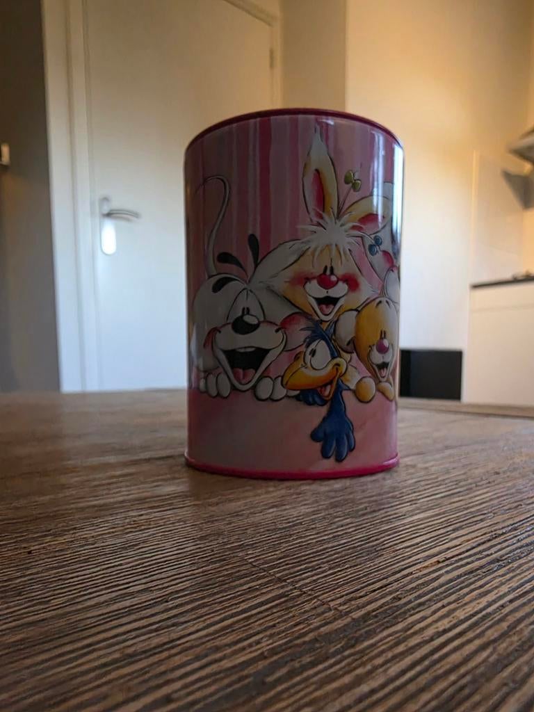 Klein metalen spaarblik Diddl., Ophalen of Verzenden, Zo goed als nieuw, Metaal of Blik