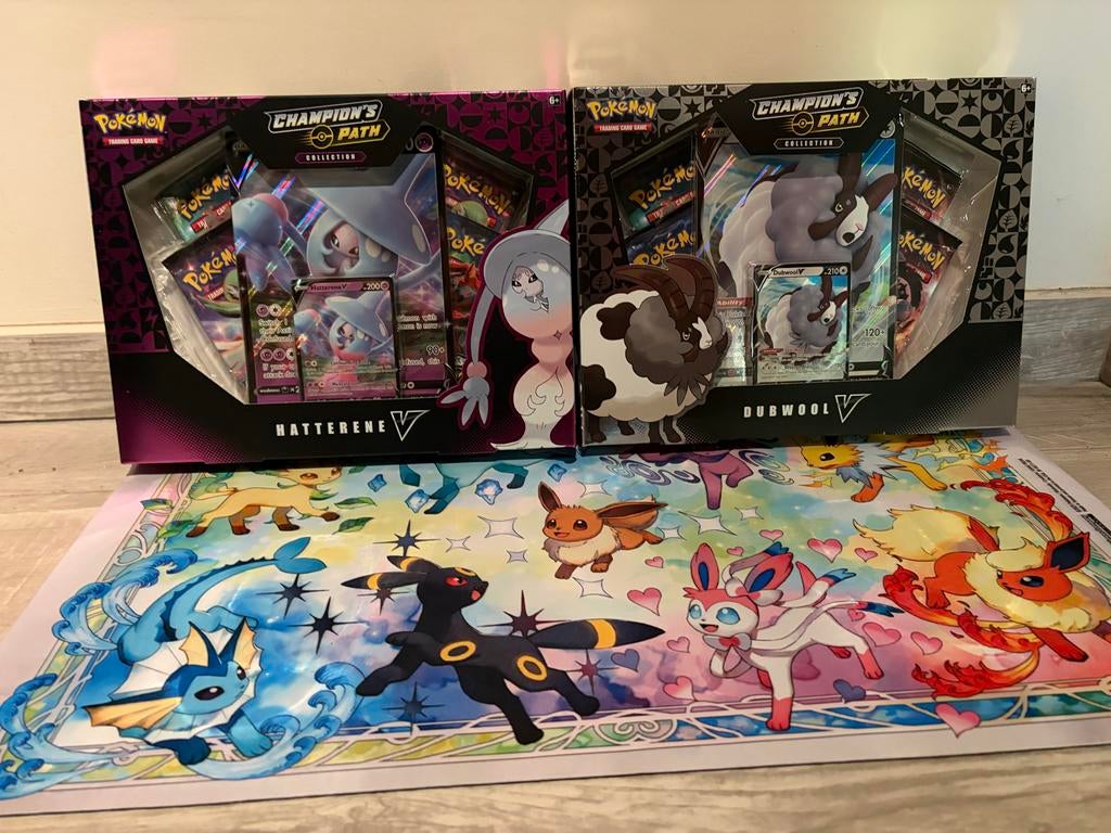 Pokémon Champion's Path Collection: Hatterene V & Dubwool V, Ophalen, Nieuw, Boosterbox, Foil