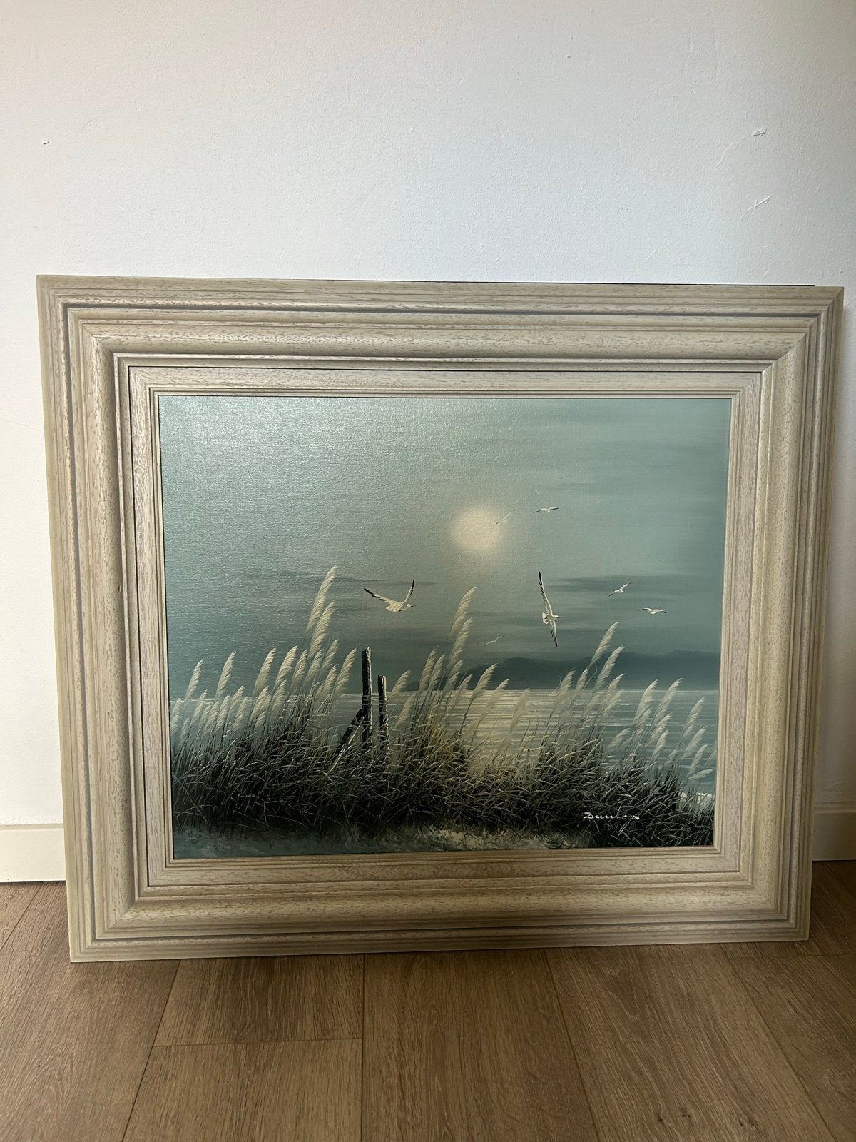 Schilderij met Hollandse molens en waterlandschap, Ophalen, Nederlandse school, Doek, Gesigneerd