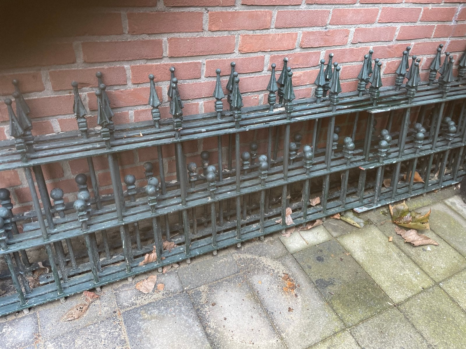 Sierhekwerk - Antiek IJzeren Hekwerk met Spijlen, Ophalen, Gebruikt, IJzer, Sierhekwerk