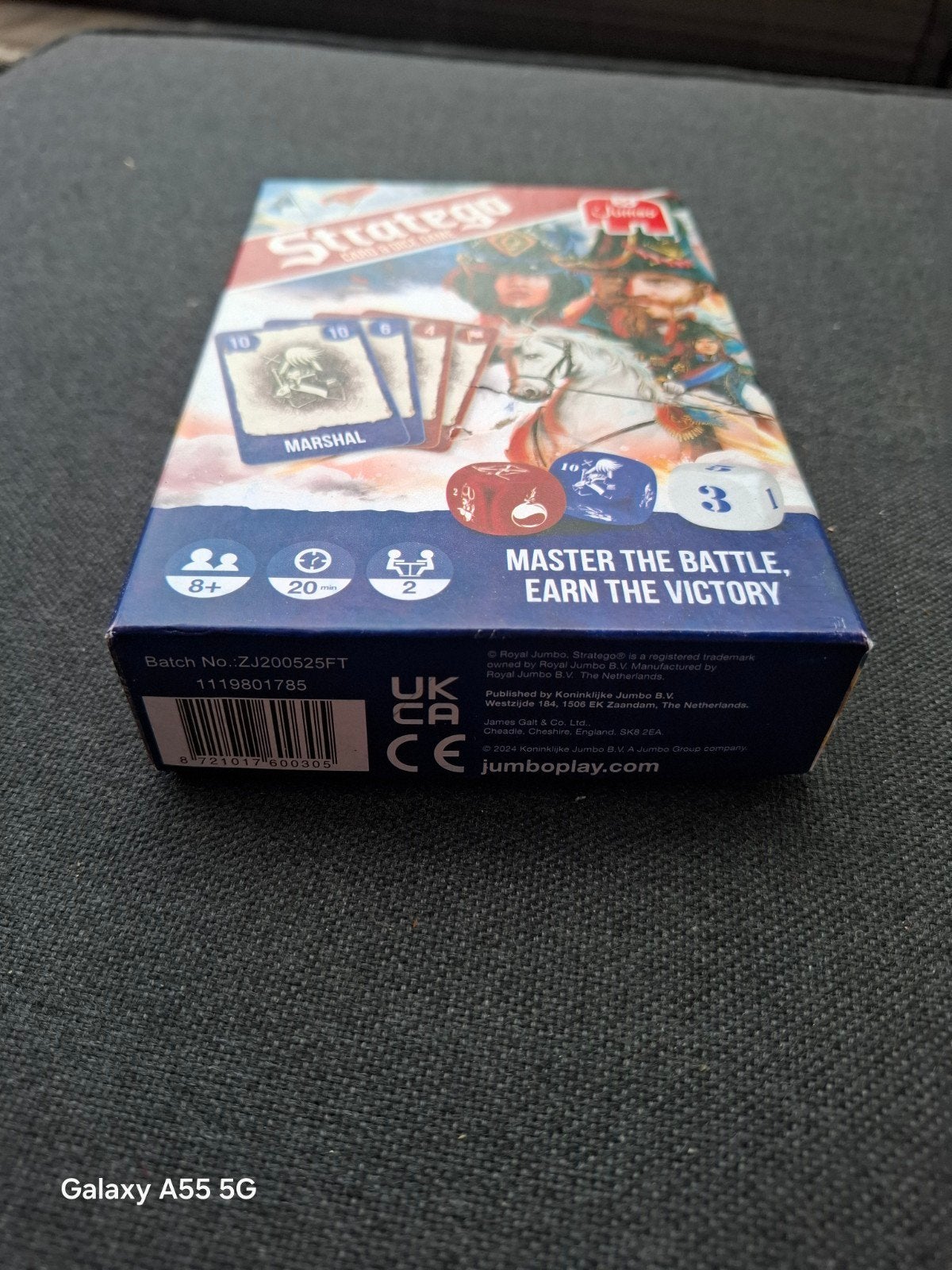 Stratego Card & Dice Game - Compact Reisspel, Ophalen of Verzenden, Jumbo, Nvt, Nvt