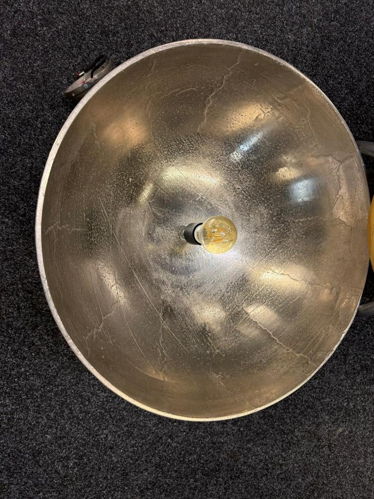 Prachtige industriële hanglamp met een robuuste uitstraling., Ophalen, Gebruikt, Minder dan 50 cm