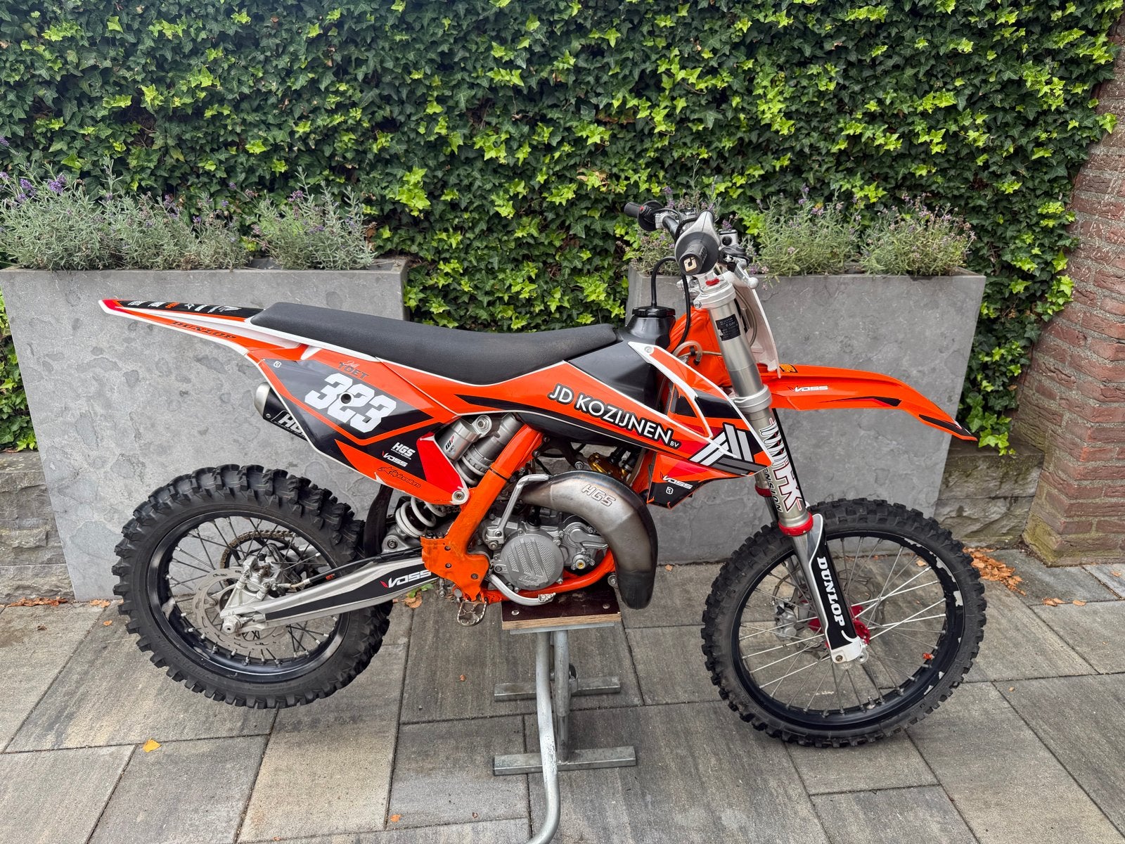 KTM 85 cc Hg wl Crossmotor met nieuwe zuiger en carburateur, Sportuitlaat, Crossmotor, Handgeschakeld, 1 cilinder