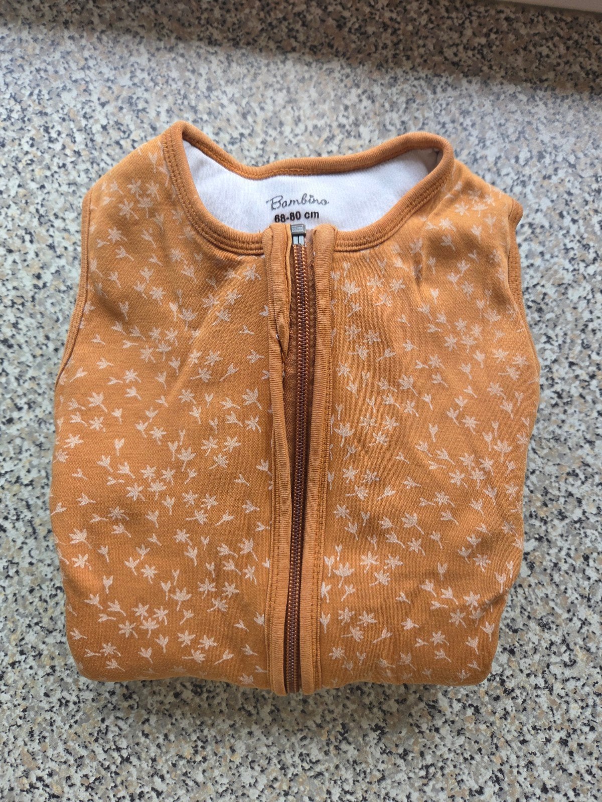 Bambino Slaapzak 68-80 cm, Oranje, Ophalen of Verzenden, Gevoerd, Slaapzak