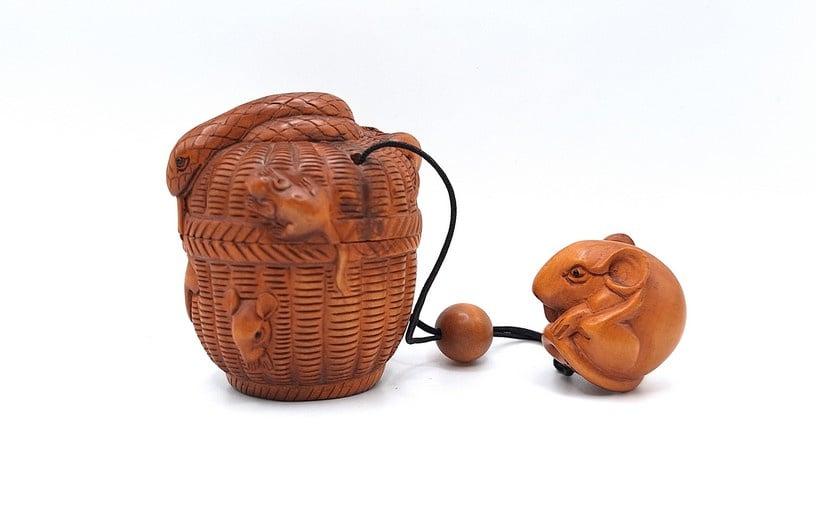 Japanse inro slangenmand, Verzenden