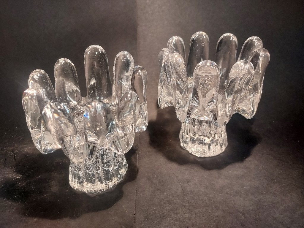 Waxine lichtjes Boheems Kristal, Antiek en Kunst, Antiek | Glas en Kristal, Ophalen of Verzenden