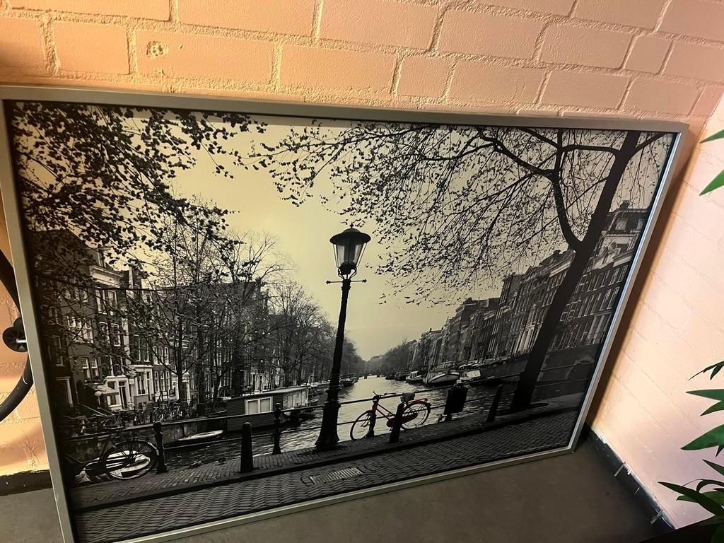 Schilderij Amsterdam 140x100 cm, Ophalen