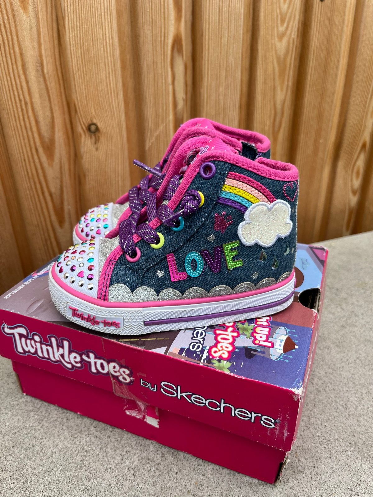 Skechers Twinkle Toes mt 21 - Zo goed als nieuw, Ophalen of Verzenden, Zo goed als nieuw, Meisje, Schoenen