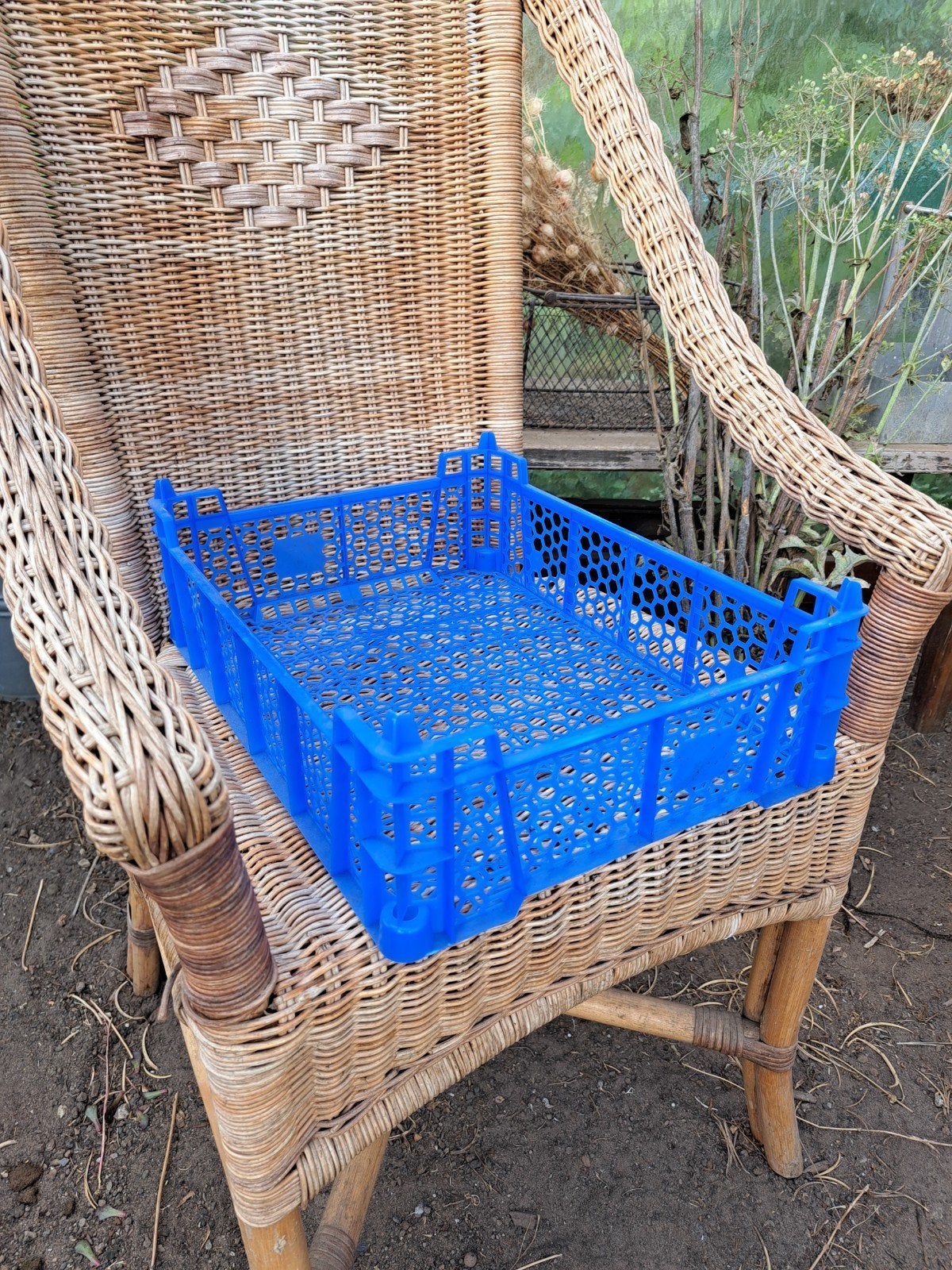 opbergmandje, blauw, Ophalen of Verzenden