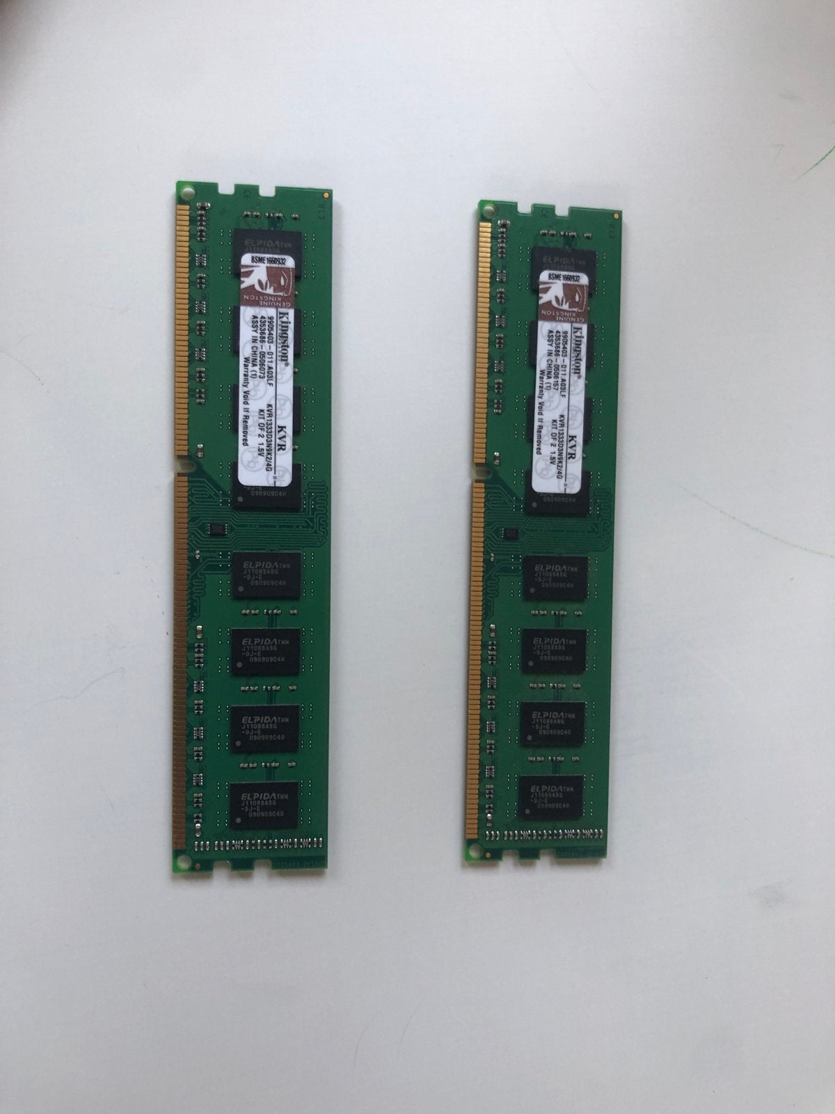 2x 4GB DDR3, Gebruikt, DDR3, Ophalen of Verzenden, Desktop