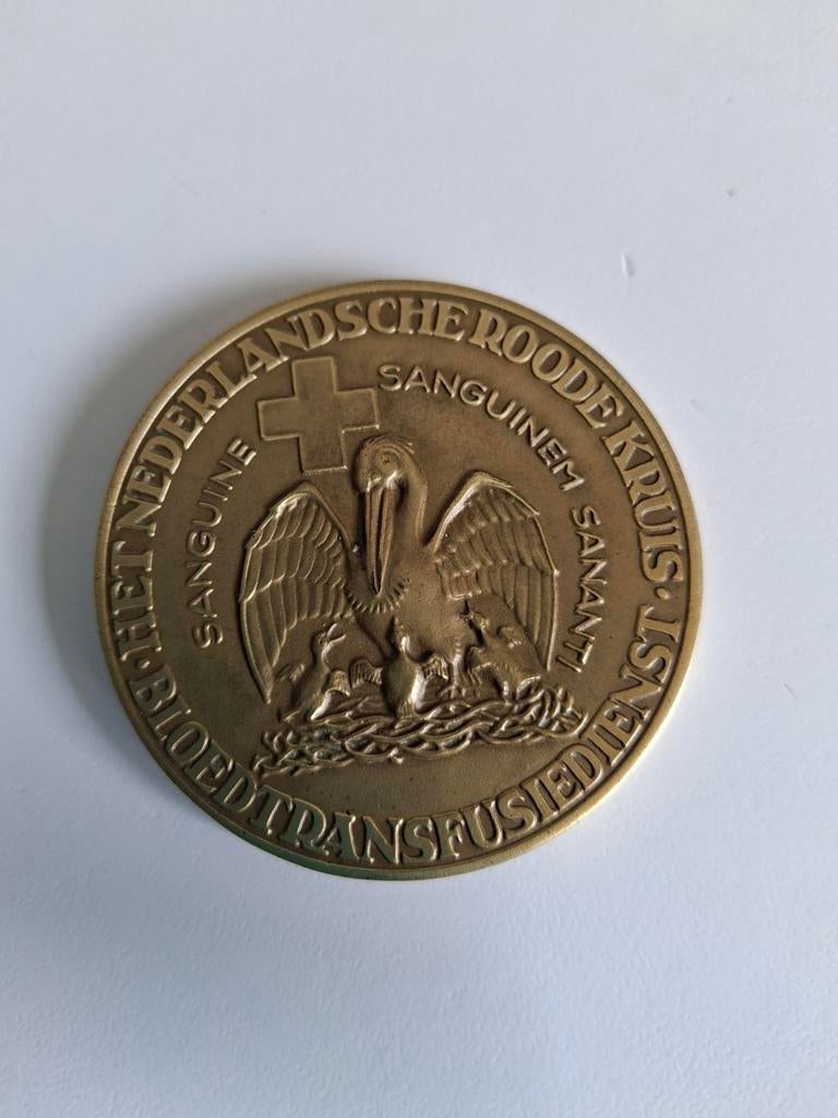 Zeldzame Dr. Karl Landsteiner Medaille - Rode Kruis, Postzegels en Munten, Penningen en Medailles, Ophalen of Verzenden