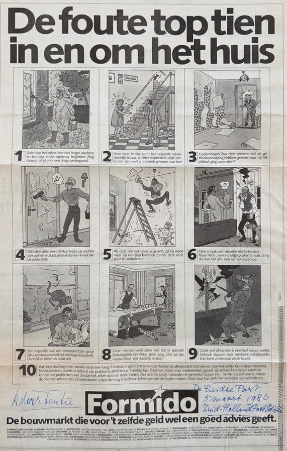 Knipsel De foute top 10 in het huis - Theo van den Boogaard, Boeken, Theo van den Boogaard, Wim T. Schippers, Eén stripboek, Ophalen of Verzenden