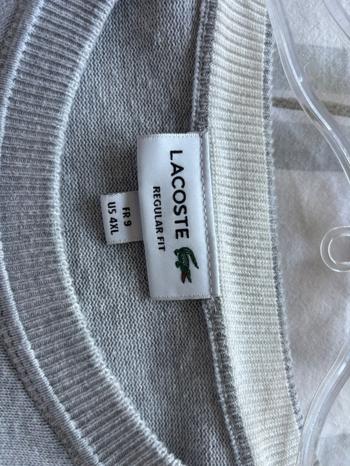 Lacoste zomertrui XXXL, Ophalen of Verzenden, Zo goed als nieuw, Overige maten, Grijs