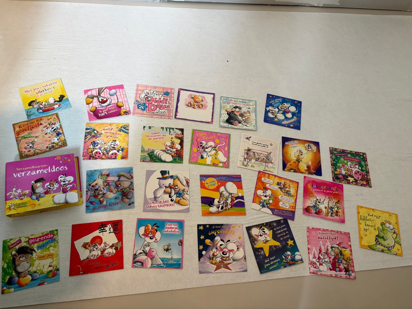 Diddl kaarten 2005 t/m 2007, Ophalen of Verzenden, Zo goed als nieuw, Meerdere plaatjes