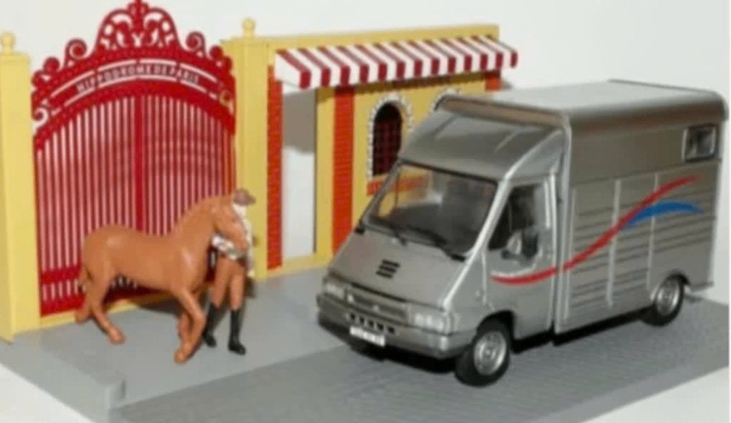 Renault Master Paarden Van diorama 1/43 serie Utilitaires, Verzenden, Nieuw, Auto, Overige merken
