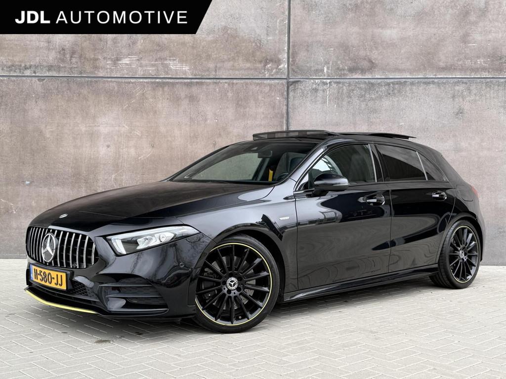 Mercedes A-klasse 250 Premium Plus | AMG Edition 1 | Panoram, Auto's, 15 km/l, Gebruikt, 4 cilinders, Zwart