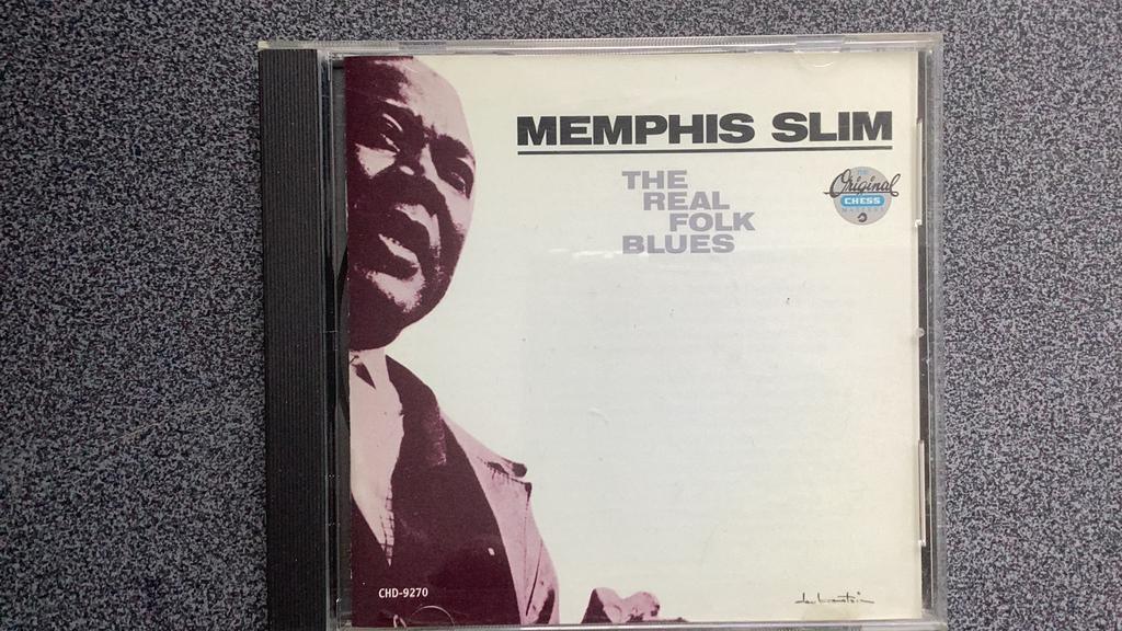 Memphis Slim “ The Real Folk Blues”, Ophalen of Verzenden, 1980 tot heden, Zo goed als nieuw, Blues