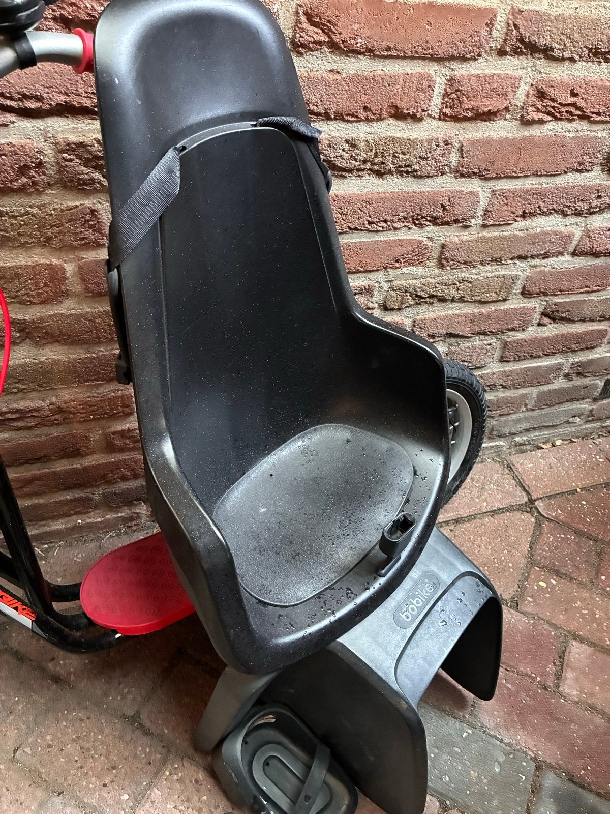 Bobike fietszitje achter - zwart, Ophalen, Gebruikt, Achterzitje