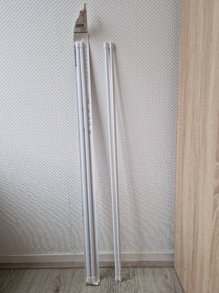 Gordijnroedes voor omagordijntjes uitschuifbaar 80 - 120 cm, Ophalen, Vitrage, 120 cm, Overige merken